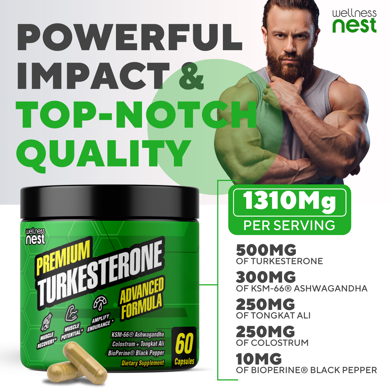 Turkesterone Advanced Formula Dad Bod - Wellness Nest