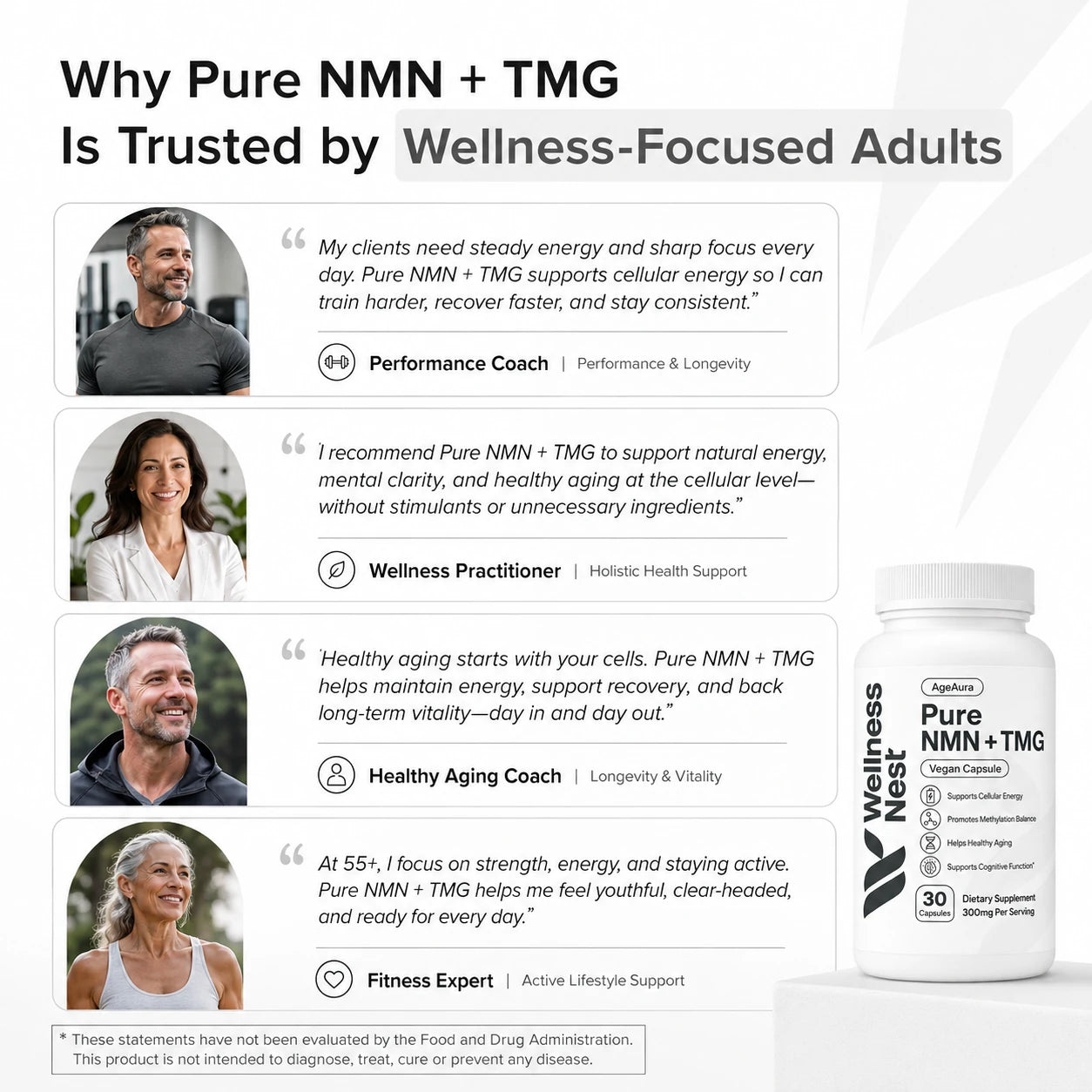 AgeAura Pure NMN + TMG
