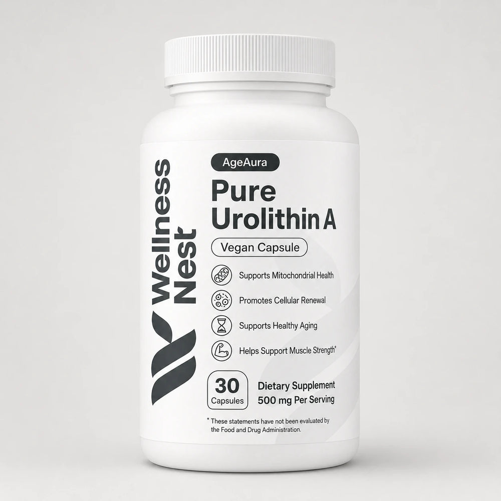 AgeAura Pure Urolithin A — The Mitochondrial Renewal Compound