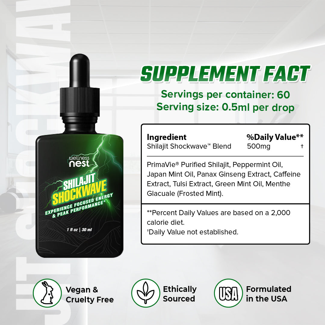 Shilajit Shockwave Pack 3 Get 15%OFF - Wellness Nest