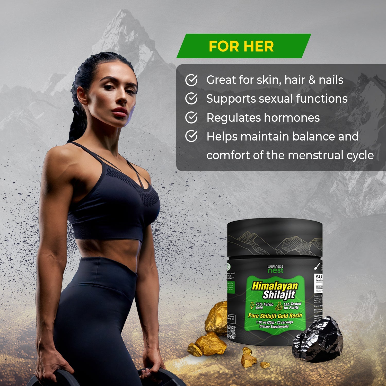 Himalayan Pure Shilajit Gold Resin - Wellness Nest