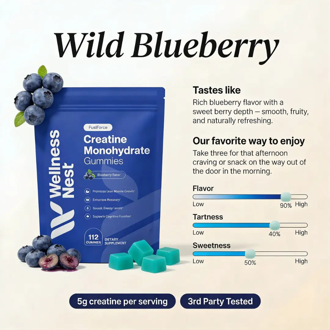 FusiForce Creatine Gummies - Blueberry - image 2